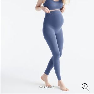 Knix Maternity Leggings BlissFit NWT Blue Pregnancy Tights